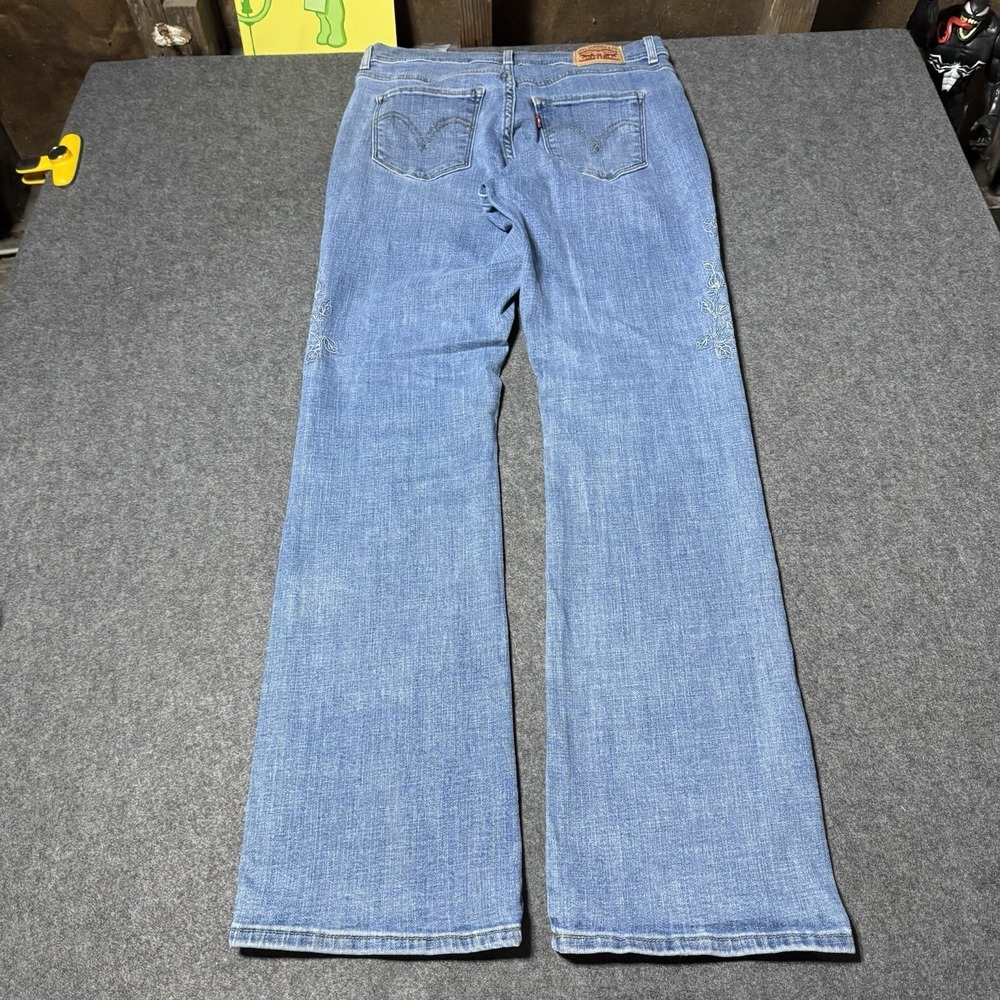 Levi's Womens Classic Bootcut Embroidered Floral Design Size 6‎ Boho Retro Y2K - Picture 7 of 13